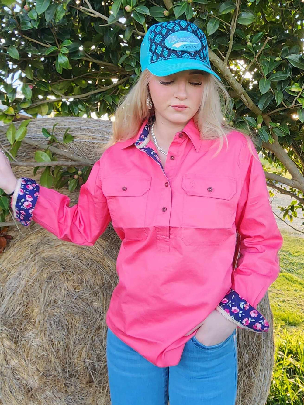 Thomas Cook Summer Cotton Work Shirt -Watermelon