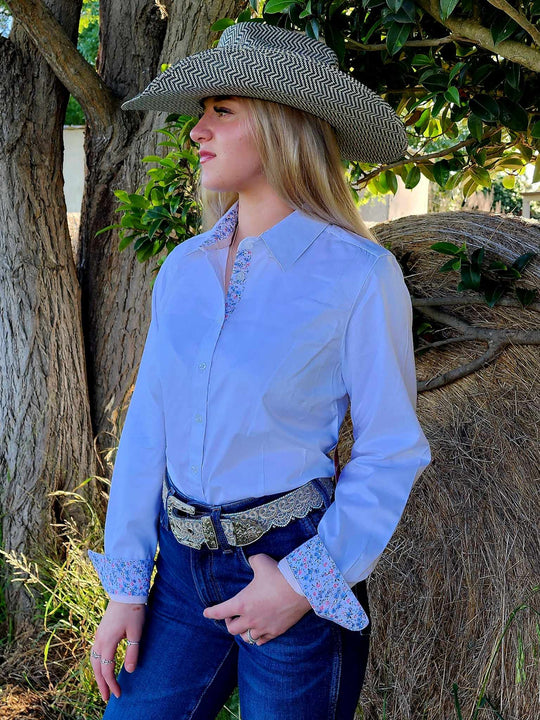 Thomas Cook Ladies Kelsey White Arena Dress Shirt