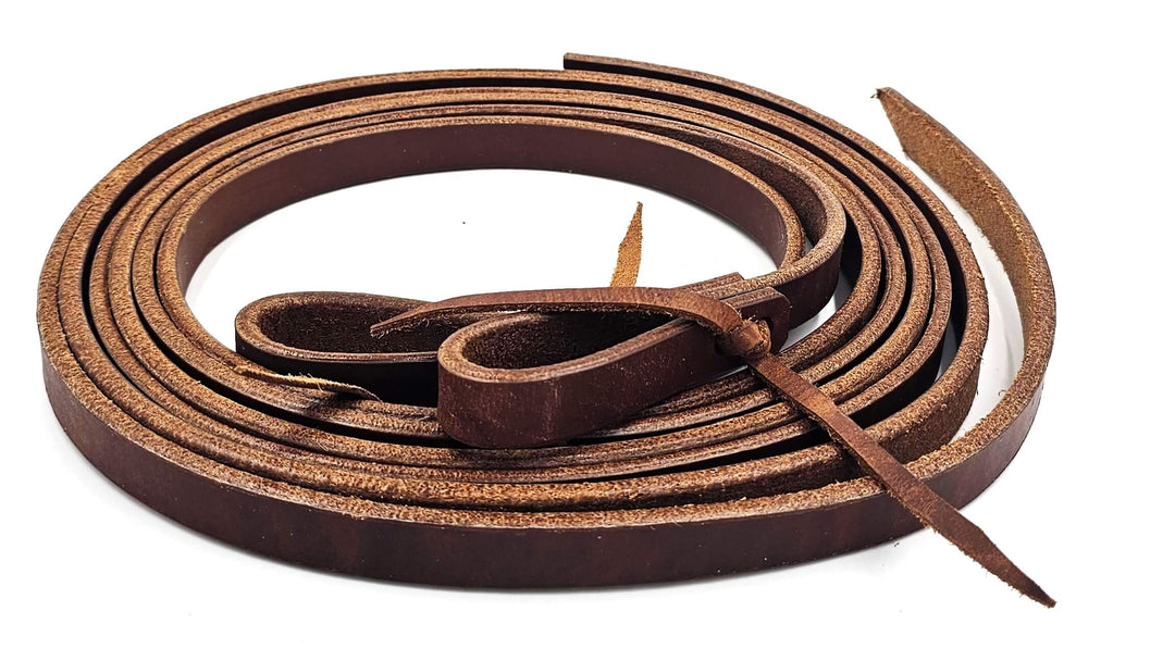 Reins - USA Leather Quality Harness Leather Split Reins 7' Ft