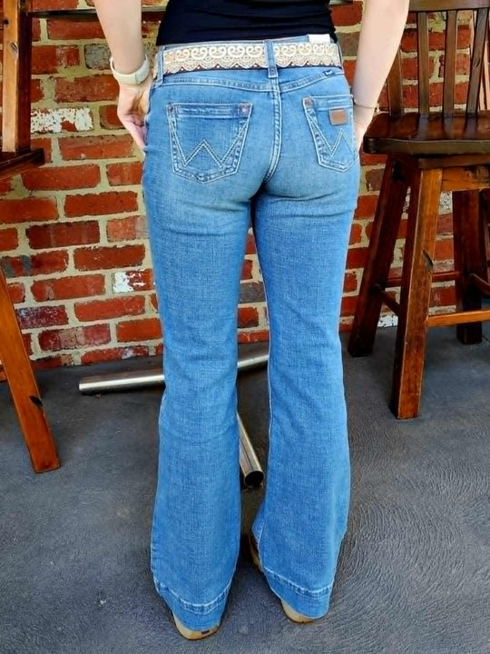 Wrangler Sadie Low Rise Trouser Jeans Stretch