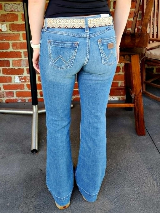 Wrangler Sadie Low Rise Trouser Jeans Stretch