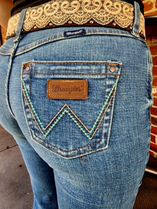 Wrangler Sadie Low Rise Trouser Jeans Stretch