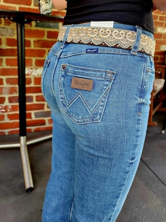 Wrangler Sadie Low Rise Trouser Jeans Stretch