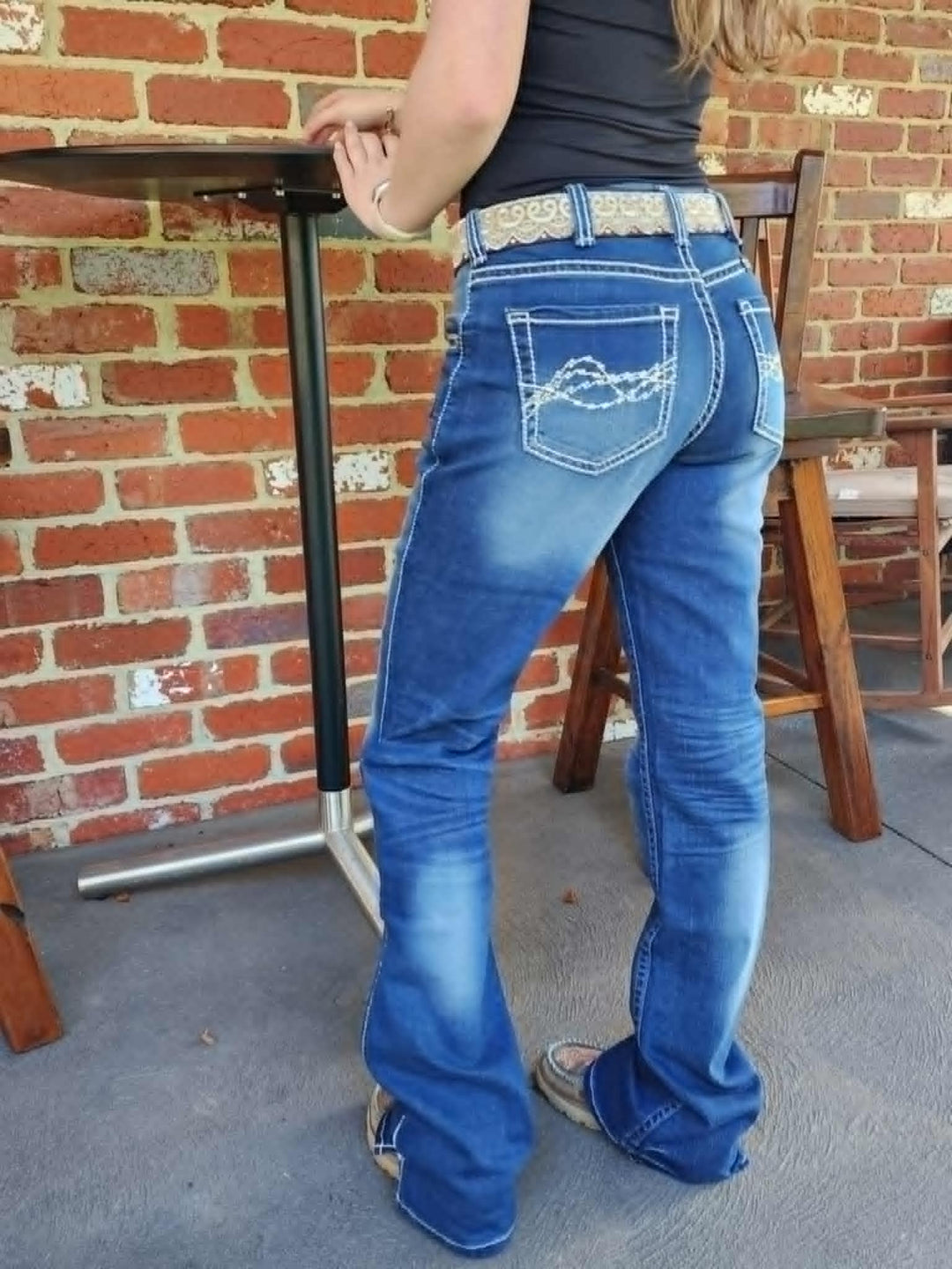 Cowgirl Tuff Natural Waist Edgy Jeans