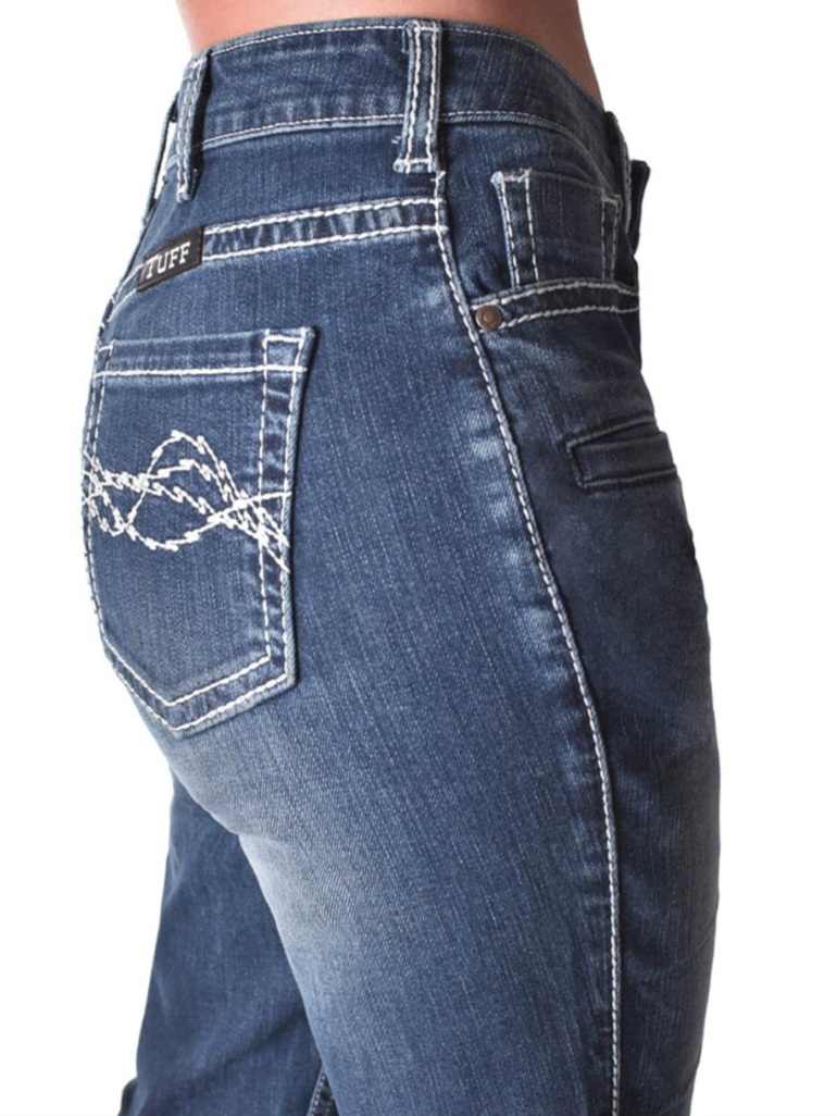 Cowgirl Tuff Natural Waist Edgy Jeans