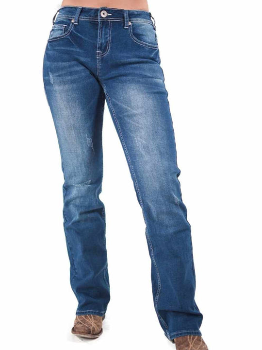 Cowgirl Tuff Right on II  Tuff Flex Jeans