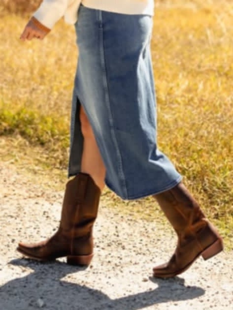 Twisted X Leather Cutter Toe Boots