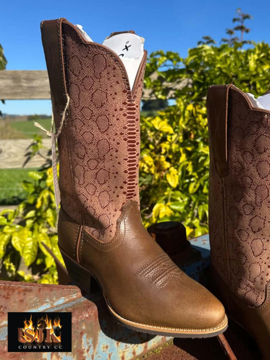 Twisted X Western Chocolate Brown Cowboy Boots C Width