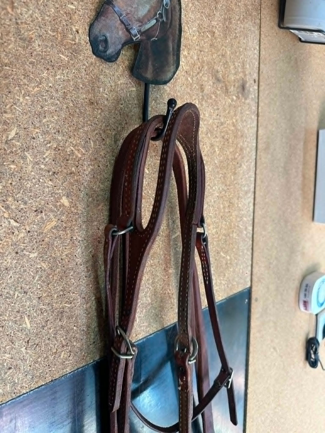 Western One Ear Bridle, Bit and Reins Large Pony  - Pre Owned