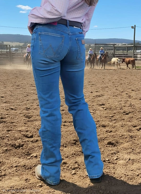 Wrangler Willow Sophia Stretch Riding Jeans 34" Leg