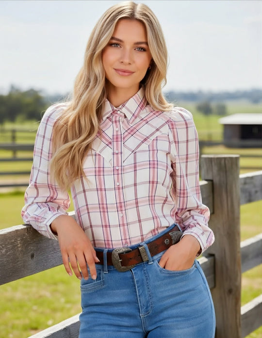 Wrangler Henley Western Arena Shirt
