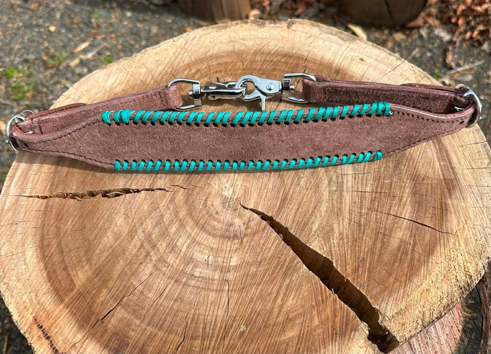 Wither Strap - Leather  with Buckstitch trim