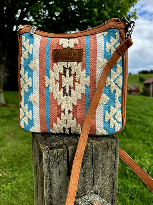 Wrangler Western Cilia Crossbody Tote Handbag
