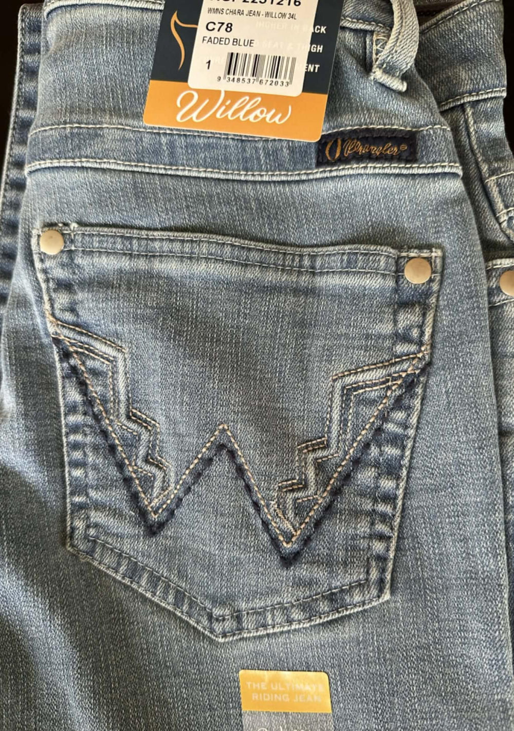 Wrangler Willow Chara Stretch Riding Jeans 34" Leg