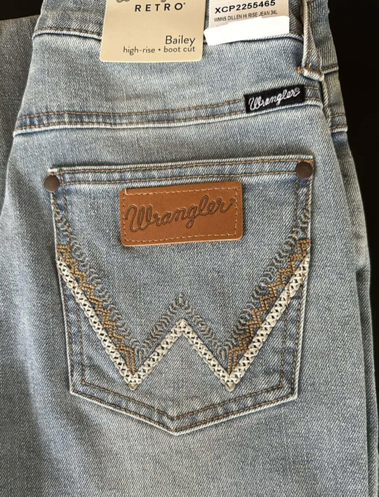Wrangler High Rise Dillen Stretch Riding Jeans
