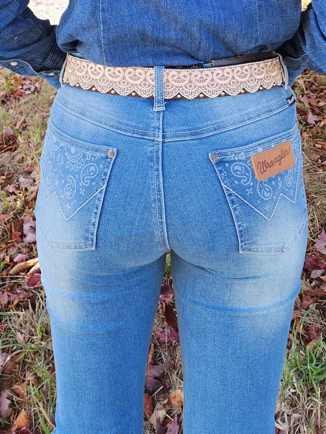 Wrangler High Rise Paige Stretch Riding Jeans