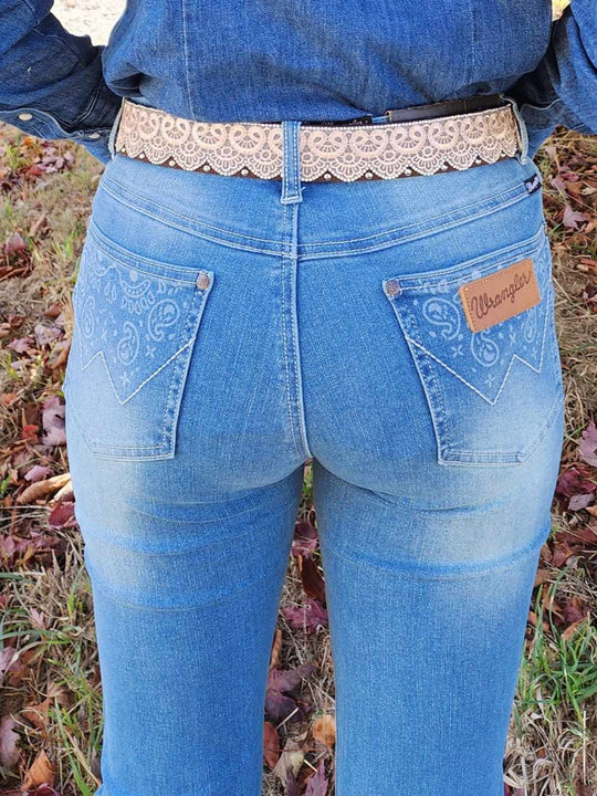 Wrangler High Rise Paige Stretch Riding Jeans