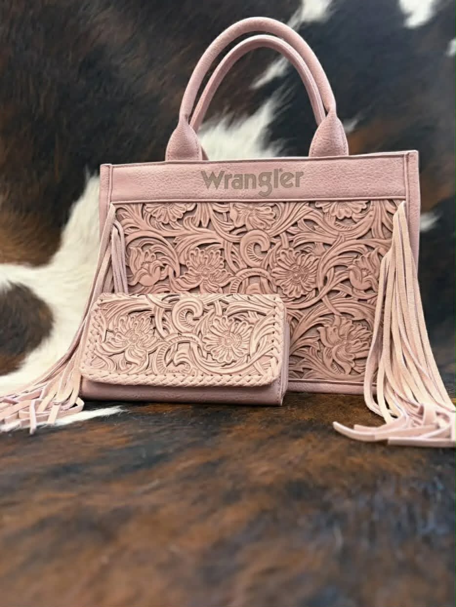 Wrangler Western Adelyn Crossbody Tote Handbag