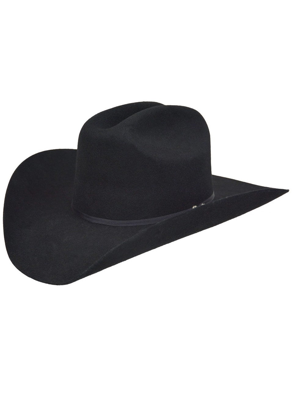 Wrangler Brodie Black Felt Cowboy Hat