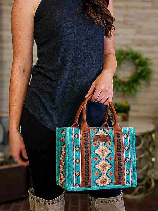 Wrangler Western Talia Crossbody Tote Handbag Black