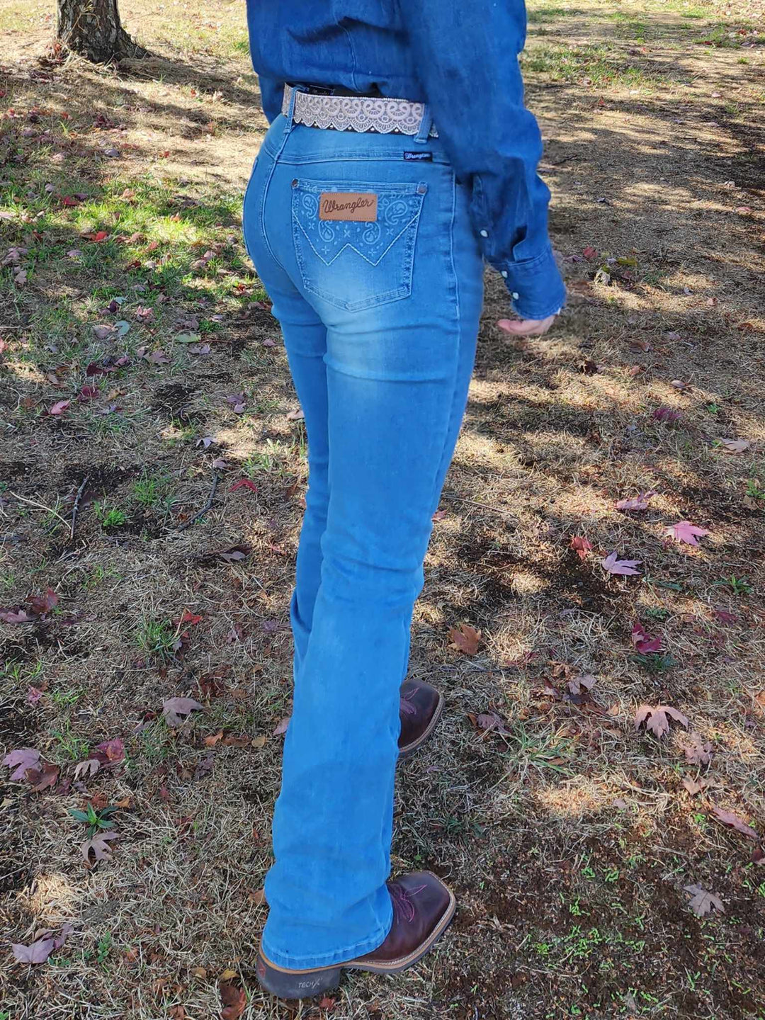 Wrangler High Rise Paige Stretch Riding Jeans