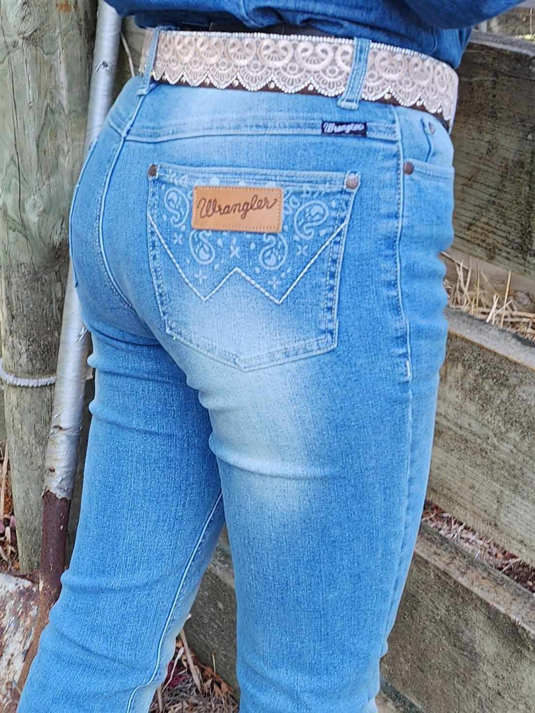 Wrangler High Rise Paige Stretch Riding Jeans