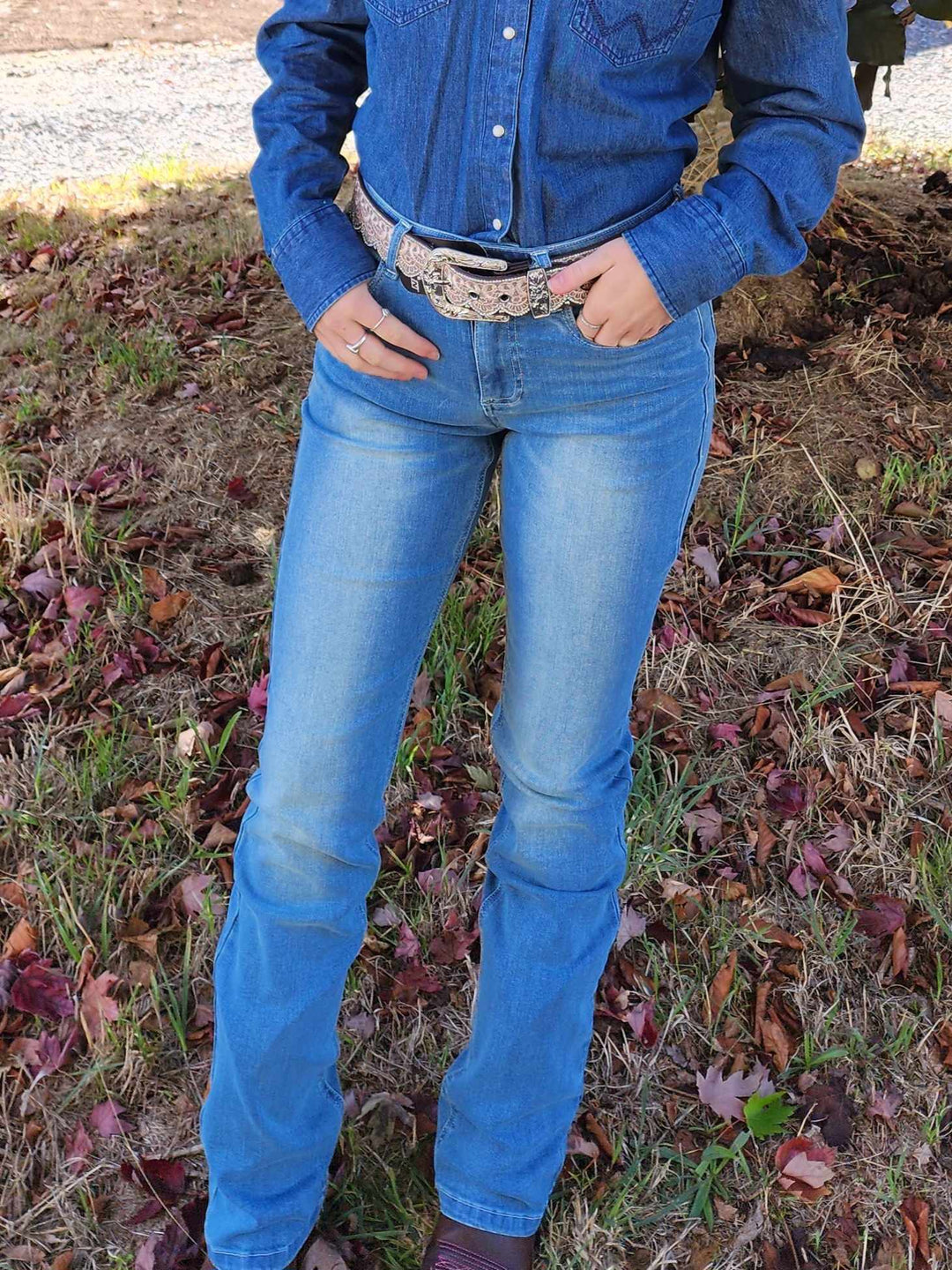 Wrangler High Rise Paige Stretch Riding Jeans
