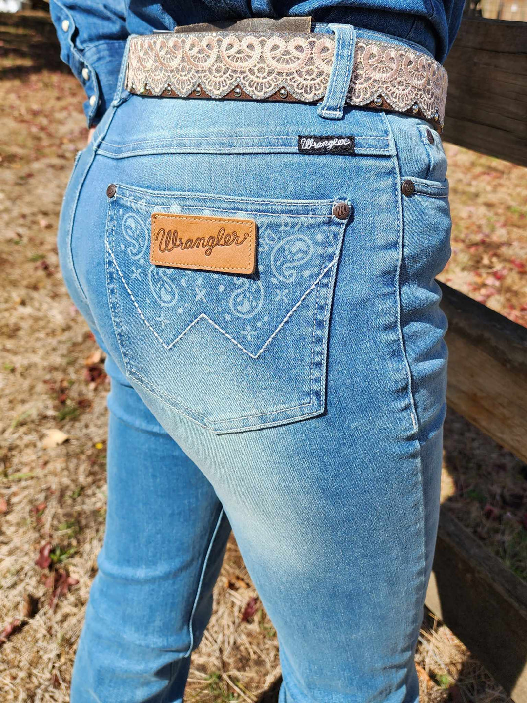 Wrangler High Rise Paige Stretch Riding Jeans