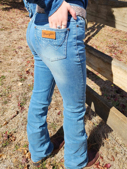Wrangler High Rise Paige Stretch Riding Jeans