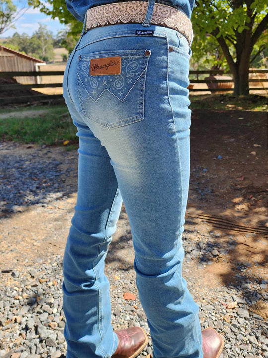 Wrangler High Rise Paige Stretch Riding Jeans