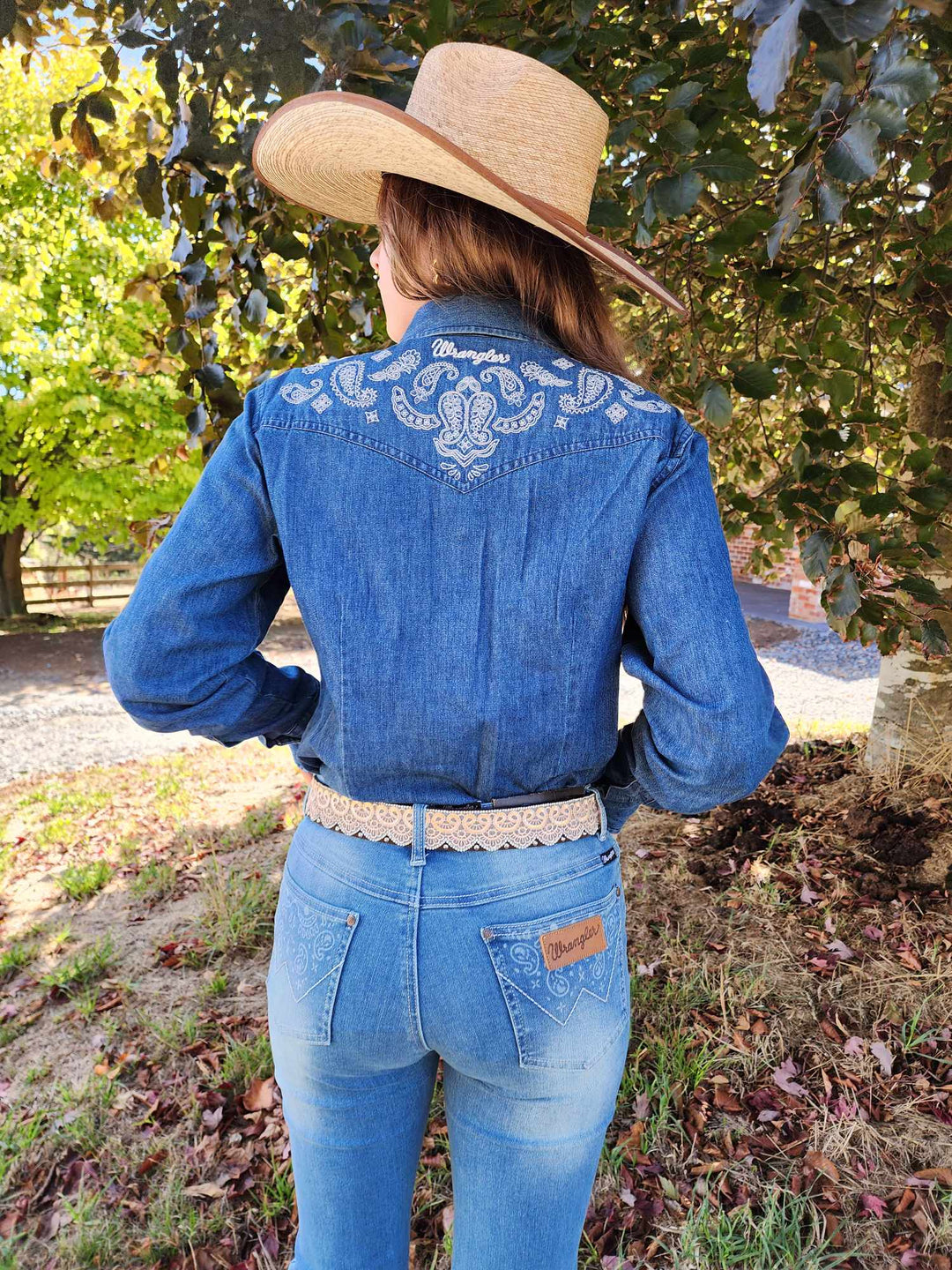 Wrangler High Rise Paige Stretch Riding Jeans
