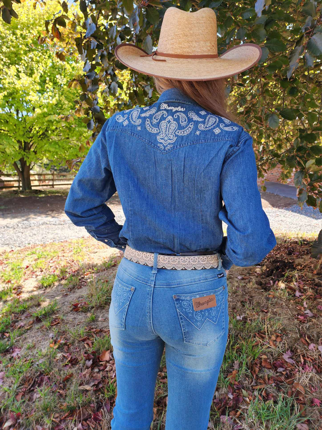 Wrangler High Rise Paige Stretch Riding Jeans