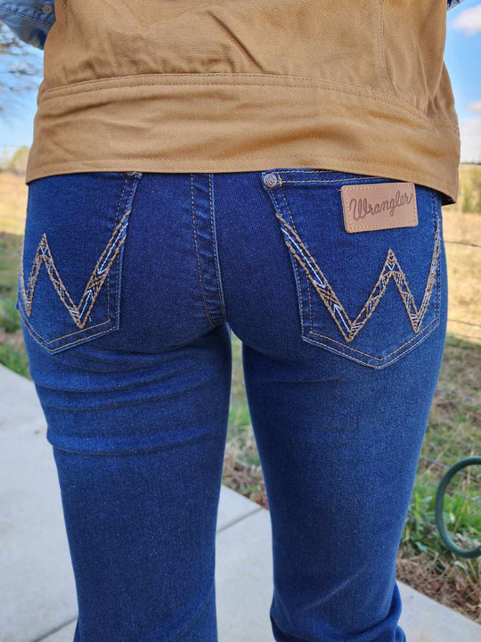 Wrangler Tia Mae Slim Leg Stretch Riding Jeans