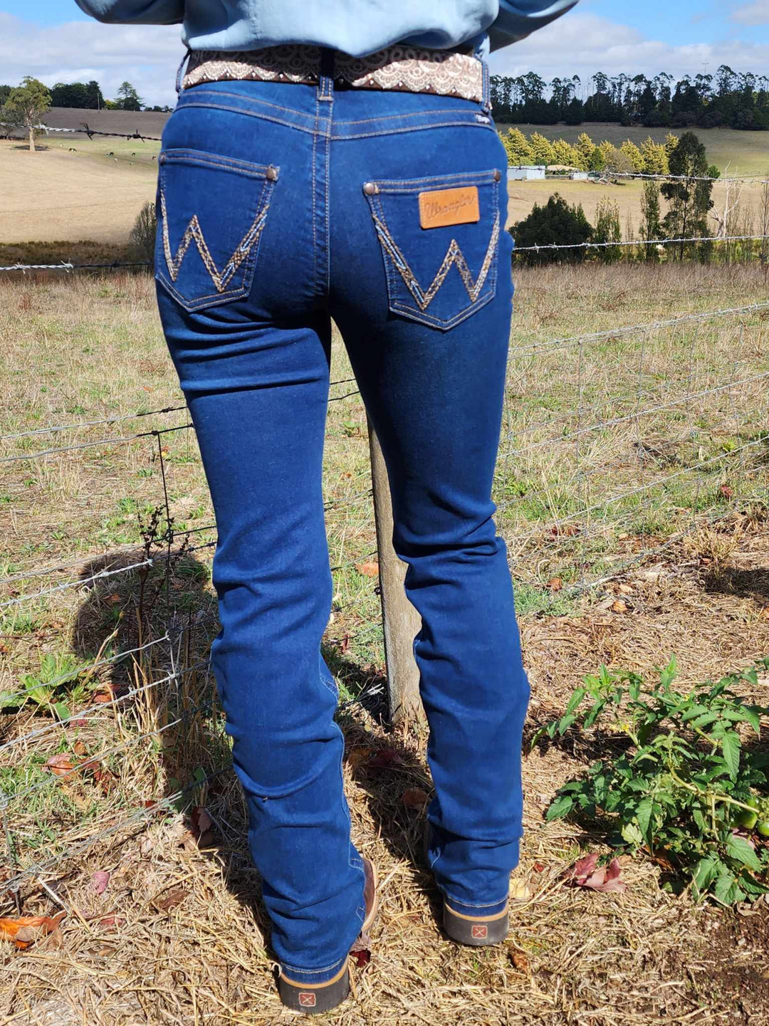 Wrangler Tia Mae Slim Leg Stretch Riding Jeans