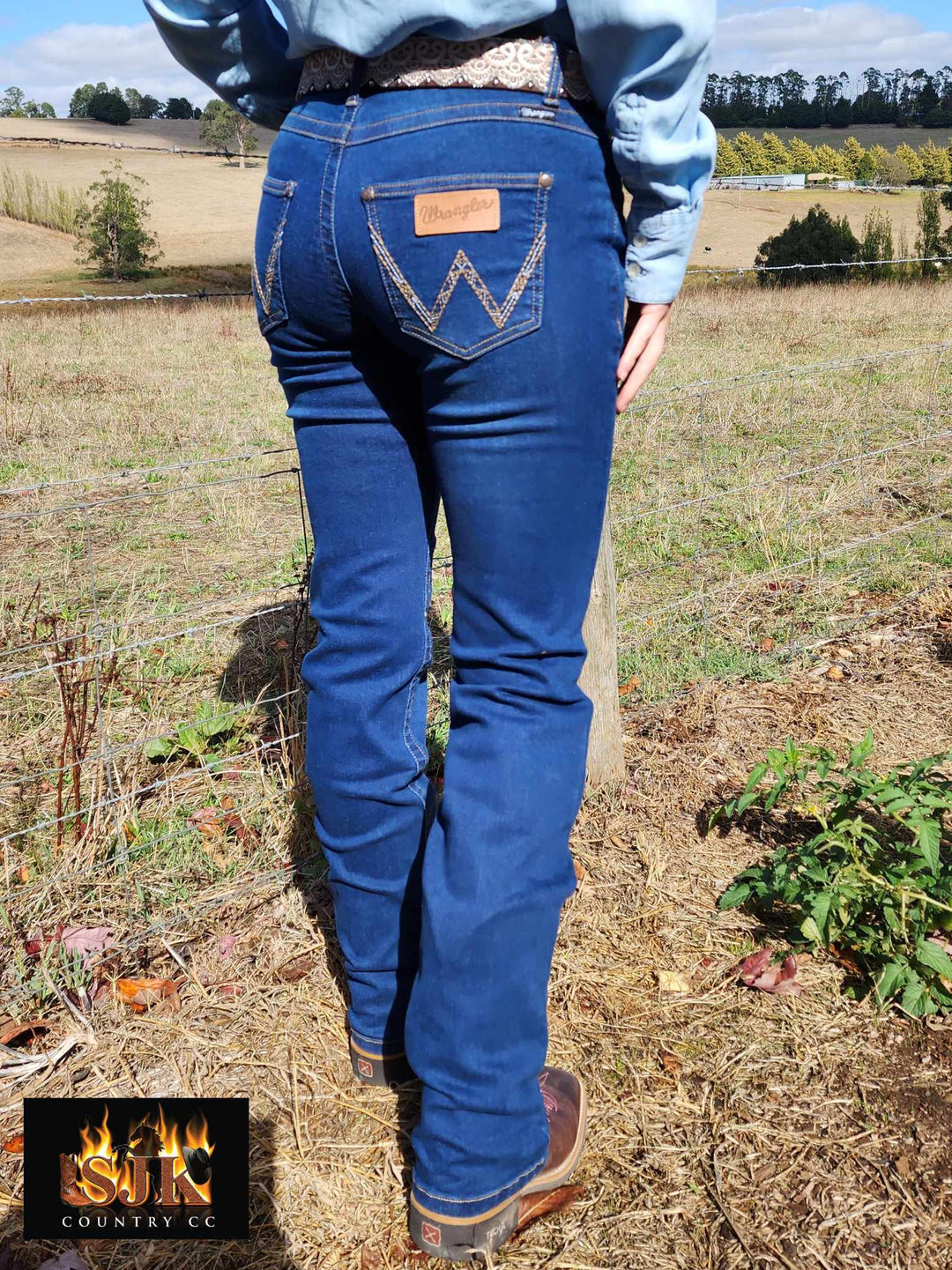 Wrangler Tia Mae Slim Leg Stretch Riding Jeans