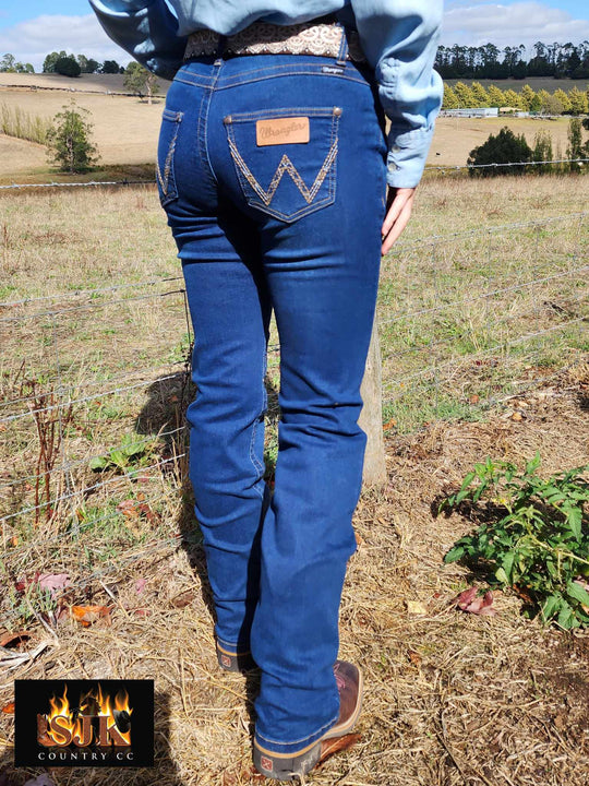 Wrangler Tia Mae Slim Leg Stretch Riding Jeans