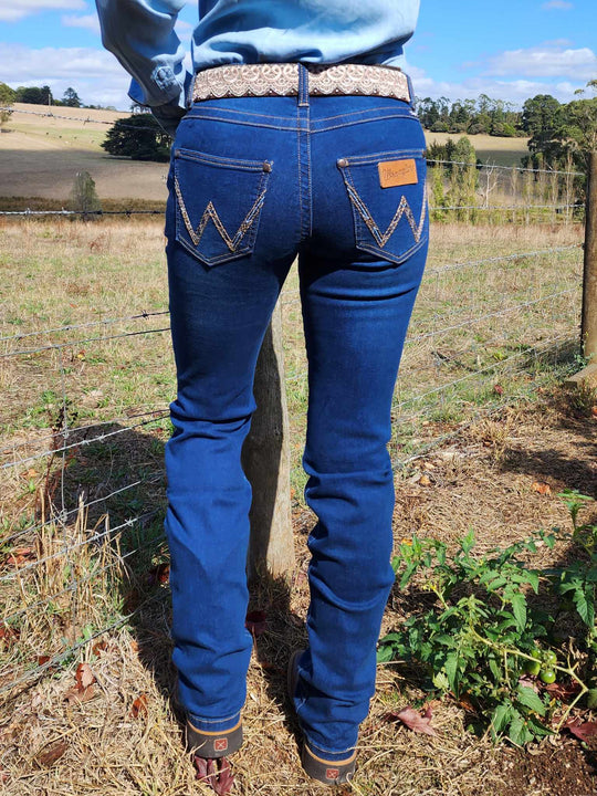 Wrangler Tia Mae Slim Leg Stretch Riding Jeans