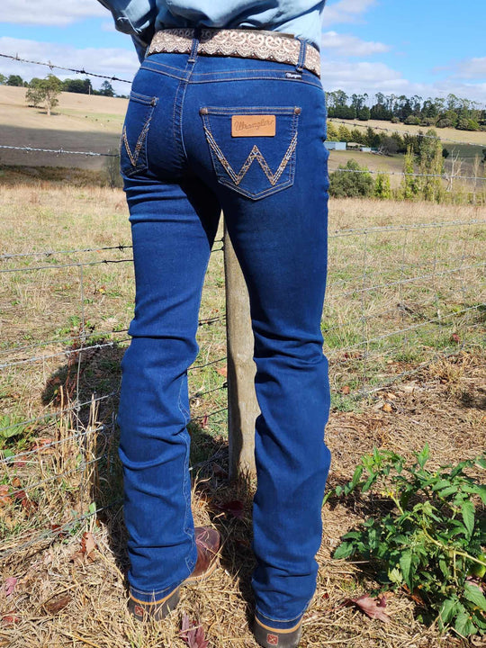 Wrangler Tia Mae Slim Leg Stretch Riding Jeans