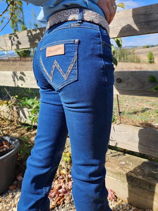Wrangler Tia Mae Slim Leg Stretch Riding Jeans