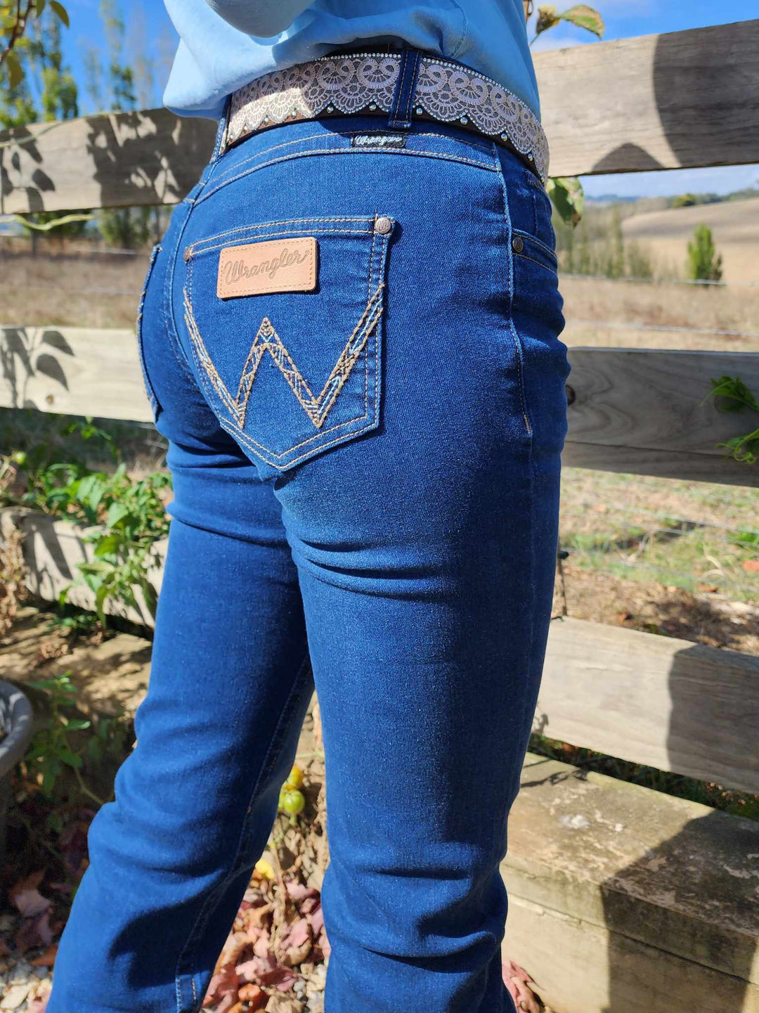 Wrangler Tia Mae Slim Leg Stretch Riding Jeans