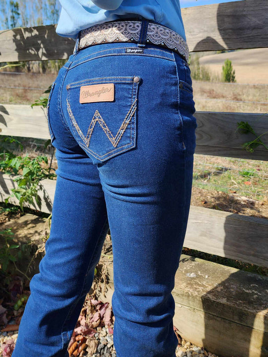 Wrangler Tia Mae Slim Leg Stretch Riding Jeans