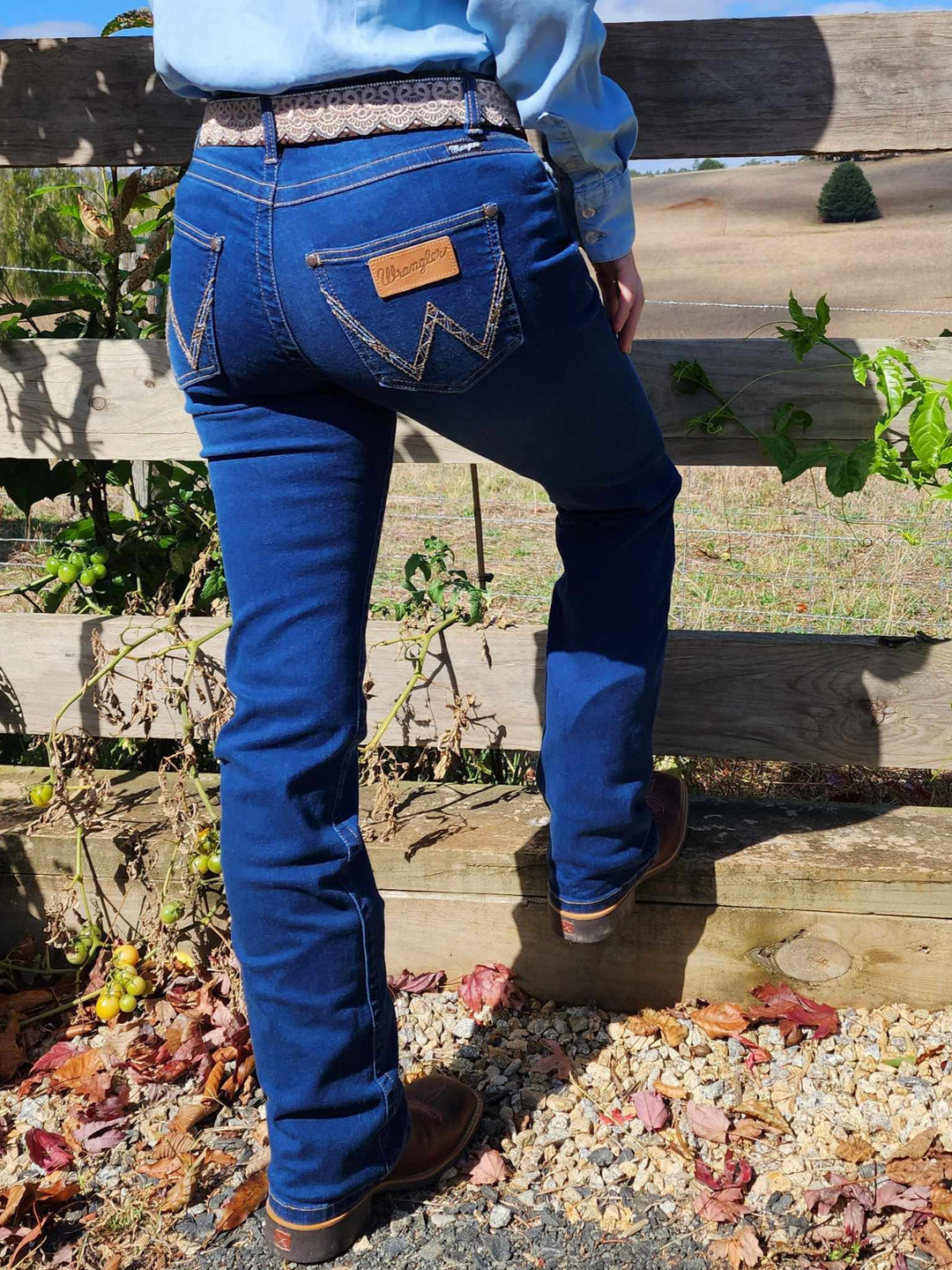 Wrangler Tia Mae Slim Leg Stretch Riding Jeans