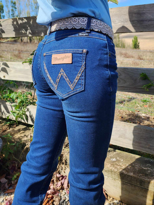 Wrangler Tia Mae Slim Leg Stretch Riding Jeans