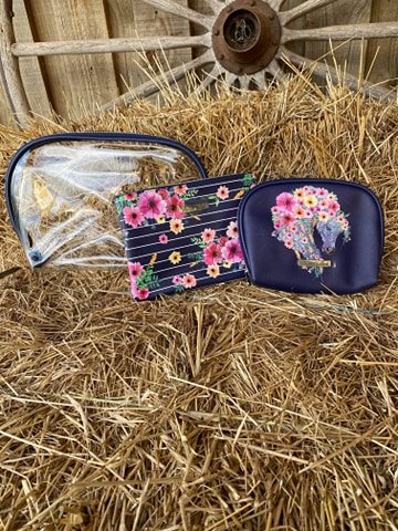 Thomas Cook Horse Floral Cosmetic Case Set