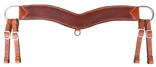 Tripping - Basketweave tooled Breastcollar Breastplate
