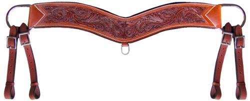 Tripping - Floral tooled  Breastcollar Breastplate