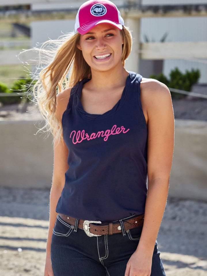 Wrangler Cassie Singlet Top Navy