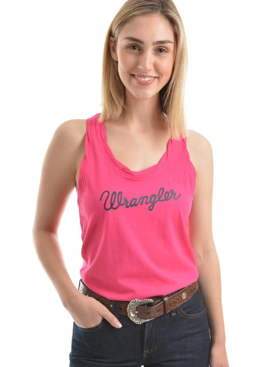 Wrangler Cassie Singlet Top Fuschia