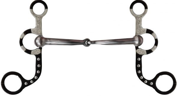 Bits - Western Show Snaffle Argentine Style 5." Mouth