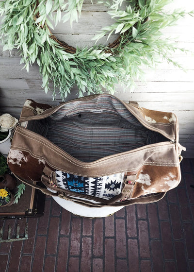 Duffle - Weekender Genuine Hide Travel Bag